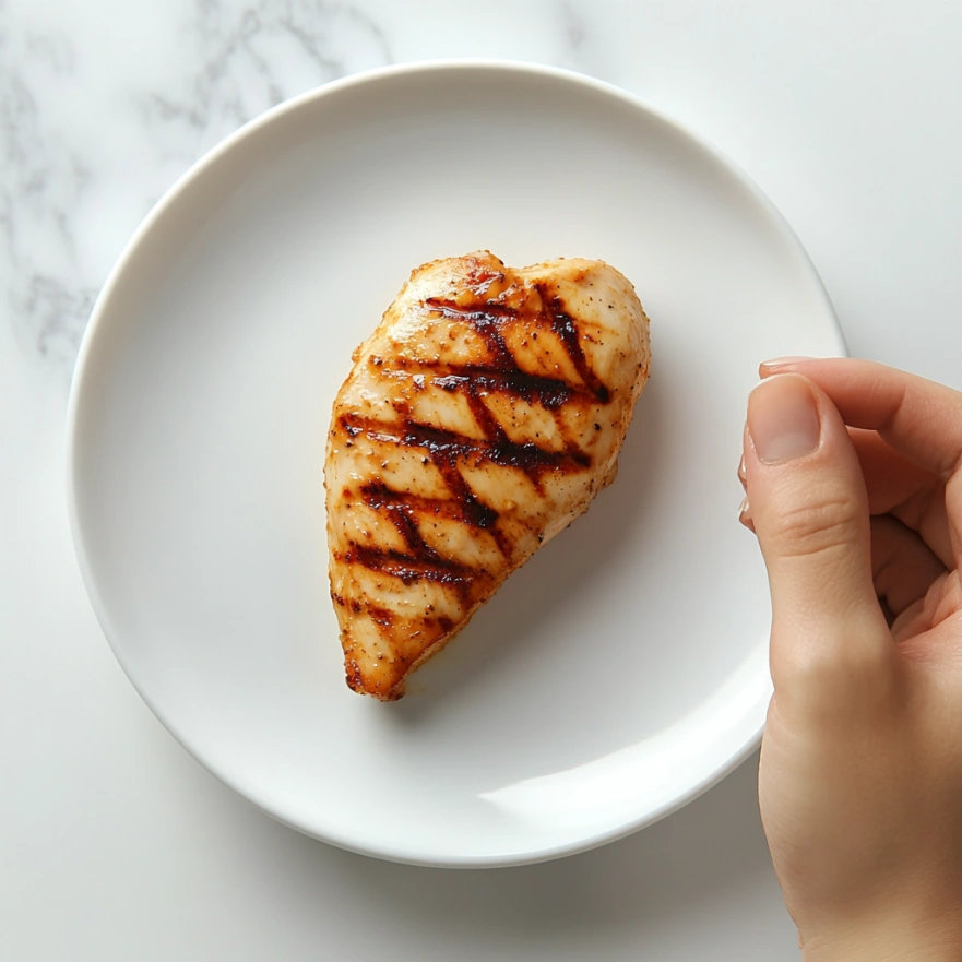 Порція білка розміром з долоню